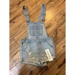 NWOT Coachella by H&M size 4 denim overalls jeans